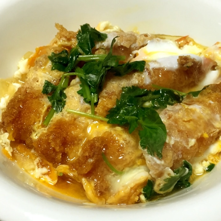 鎌倉丼のアタマ エビフライの卵とじ レシピ 作り方 By あひる課長 楽天レシピ